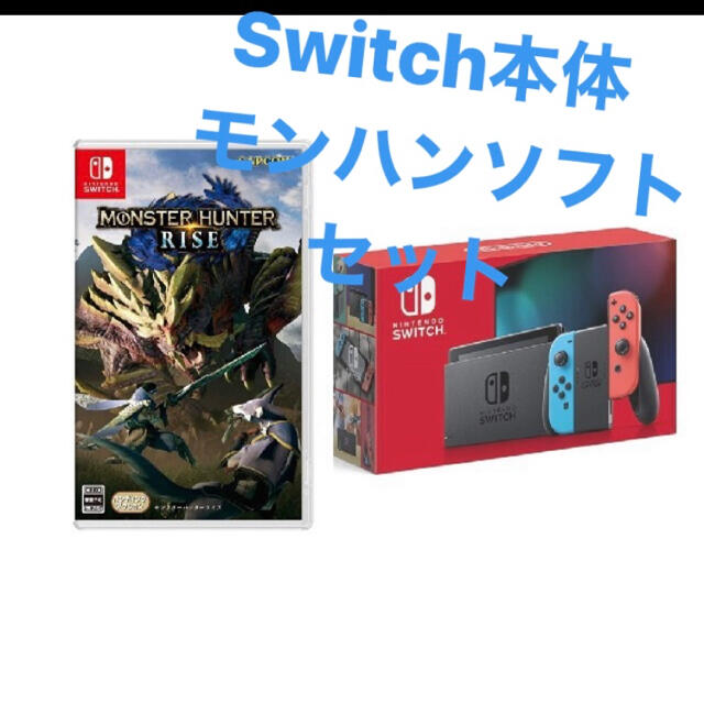 Nintendo Switch本体(グレー)＆モンスターハンターライズ