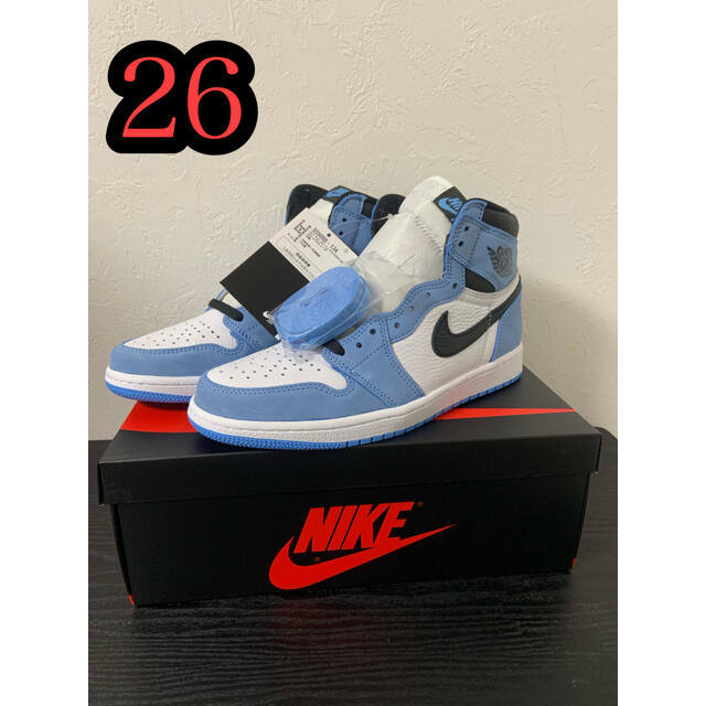 NIKE AIRJORDAN1 エアジョーダン1 ユニバーシティブルー 26