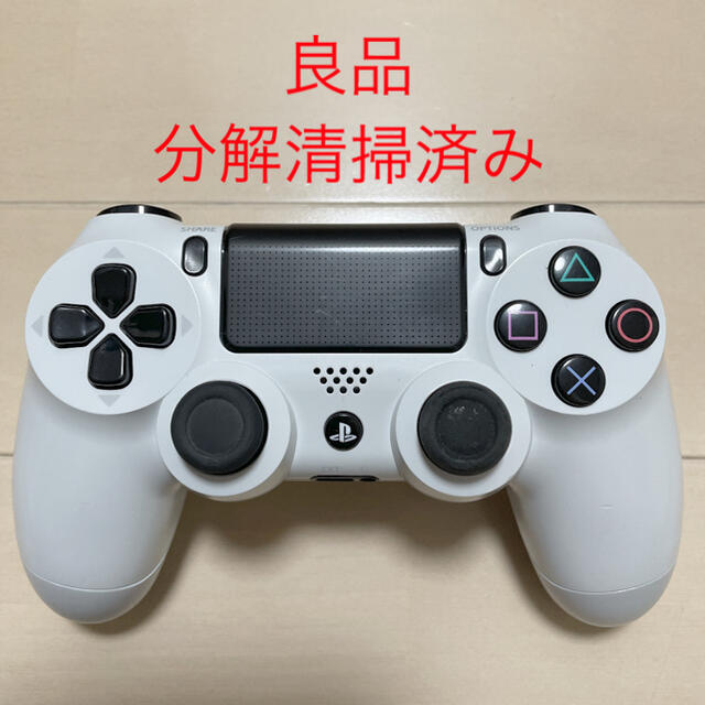 良品 SONY PS4 純正 コントローラー DUALSHOCK4 ホワイト