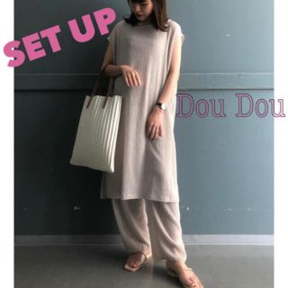 ドゥドゥ(DouDou)の2点セット¥13200【Dou Dou】ヨウリュウワンピース×パンツセット(セット/コーデ)