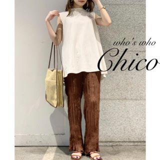 フーズフーチコ(who's who Chico)の新品¥6490【Chico】シアーワッシャーパンツ (カジュアルパンツ)