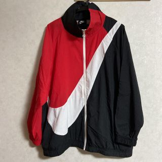 ナイキ(NIKE)のナイキ スウッシュ ウーブン ジャケット LOOSE FIT サイズL(ナイロンジャケット)