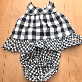 ベビーギャップ(babyGAP)のbabyGAP  ギンガムチェック　セットアップ　70cm(タンクトップ/キャミソール)