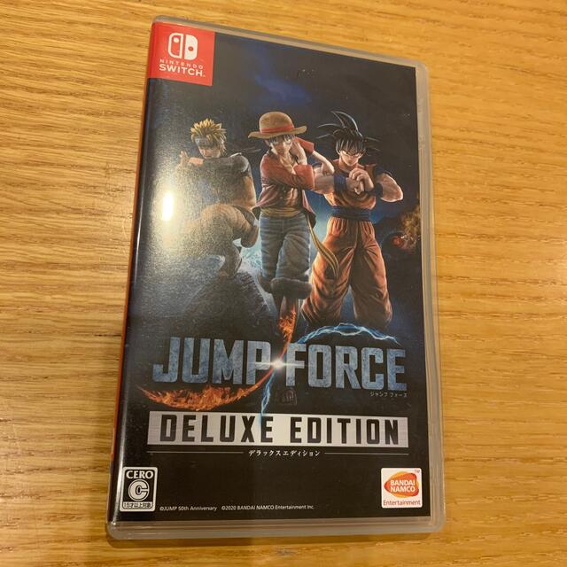 Nintendo Switch(ニンテンドースイッチ)のJUMP FORCE デラックスエディション Switch エンタメ/ホビーのゲームソフト/ゲーム機本体(家庭用ゲームソフト)の商品写真