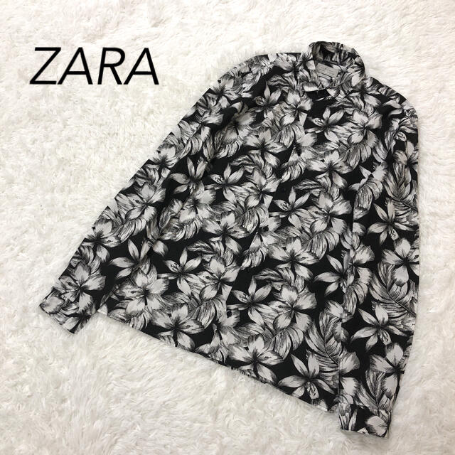 Zara Zara ザラ 総柄 花柄 長袖シャツの通販 By ブランドショップ Luxury ザラならラクマ