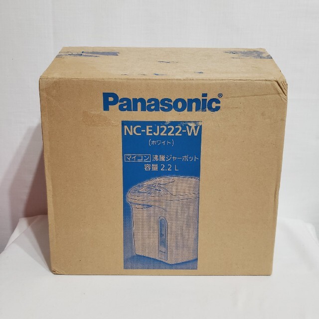 Panasonic(パナソニック)のPanasonic NC-EJ222-W マイコン沸騰ジャーポット 2.2L スマホ/家電/カメラの生活家電(電気ポット)の商品写真