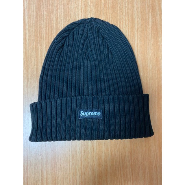 supreme overdyed beanie black 21ss