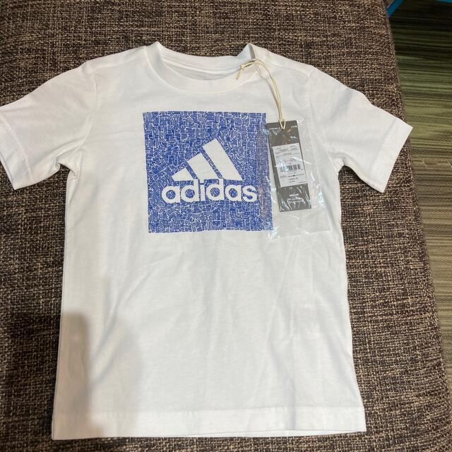 adidas(アディダス)のadidasTシャツ　新品未使用　120cm キッズ/ベビー/マタニティのキッズ服男の子用(90cm~)(Tシャツ/カットソー)の商品写真