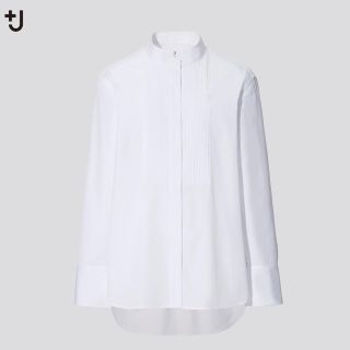 ユニクロ(UNIQLO)のユニクロ　スーピマコットンタックシャツ（長袖）(シャツ/ブラウス(長袖/七分))