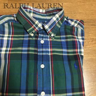 ラルフローレン(Ralph Lauren)のRALPH LAUREN コットンボタンダウンシャツ美品(シャツ/ブラウス(長袖/七分))