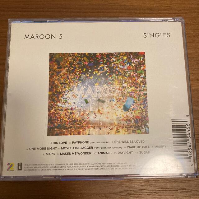 maroon5 エンタメ/ホビーのCD(ポップス/ロック(洋楽))の商品写真