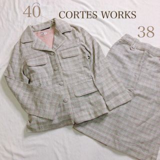 コルテスワークス(CORTES WORKS)のコルテスワークス　チェック　スーツ　上下(スーツ)