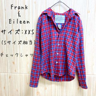 フランクアンドアイリーン(Frank&Eileen)の【Frank & Eileen】シャツ(XXS) チェック　赤　青　白　起毛(シャツ/ブラウス(長袖/七分))