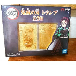 バンダイ(BANDAI)の《 専用》新品未使用 鬼滅の刃 トランプ ゴールド(キャラクターグッズ)