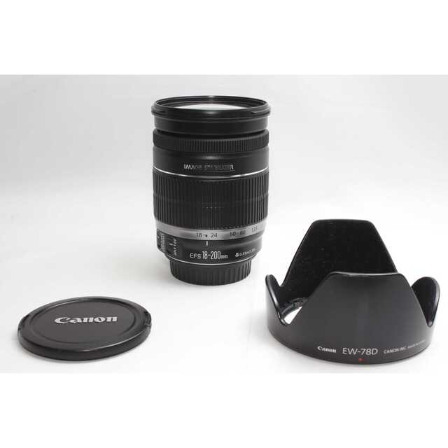 Canon EF-S 18-200mm IS レンズの通販 by Camerashop_Kosha｜キヤノンならラクマ - ❤️高倍率ズーム❤️Canon 特価高品質