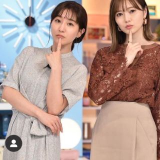 【新品未使用】CLANE × 田中みな実 フラワーワンピース