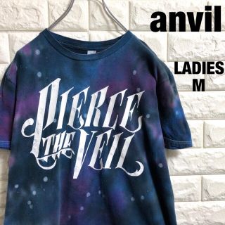 アンビル(Anvil)のアメリカ古着　anvil  タイダイ染　Tシャツ　レディースMサイズ(Tシャツ(半袖/袖なし))