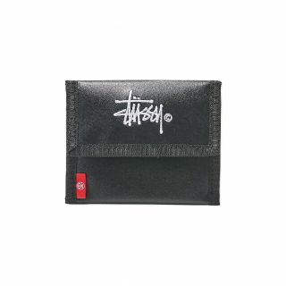 ステューシー(STUSSY)のSTUSSY 刺繍ロゴ入り ウォレット(折り財布)