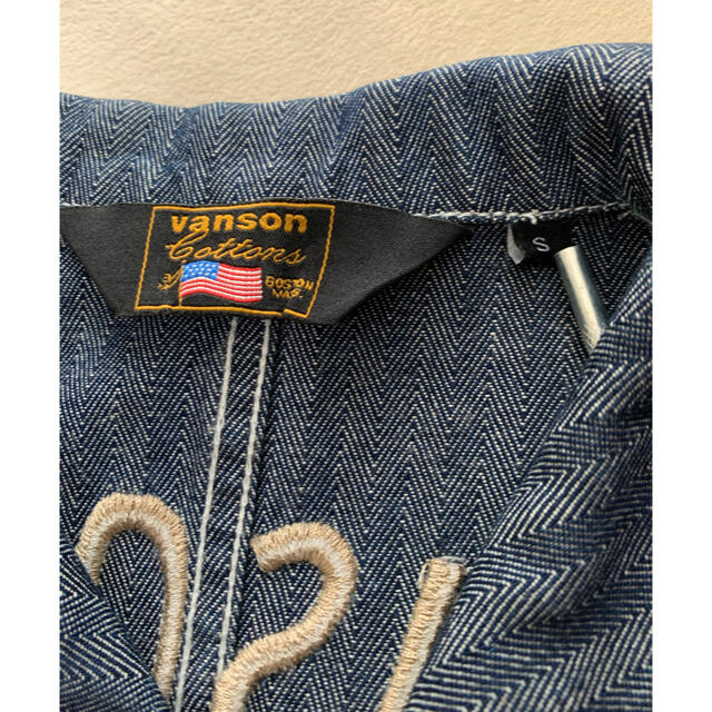 VANSON(バンソン)のバンソン VANSON  デニム　ジャケット  S メンズのジャケット/アウター(Gジャン/デニムジャケット)の商品写真