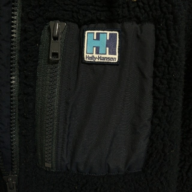 HELLY HANSEN(ヘリーハンセン)の【デミリー様専用】ボアフリースパーカー　ヘリーハンセン　ネイビー メンズのジャケット/アウター(マウンテンパーカー)の商品写真