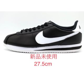 ナイキ(NIKE)のNIKE CORTEZ BASIC LEATHER コルテッツ　黒白　メンズ(スニーカー)