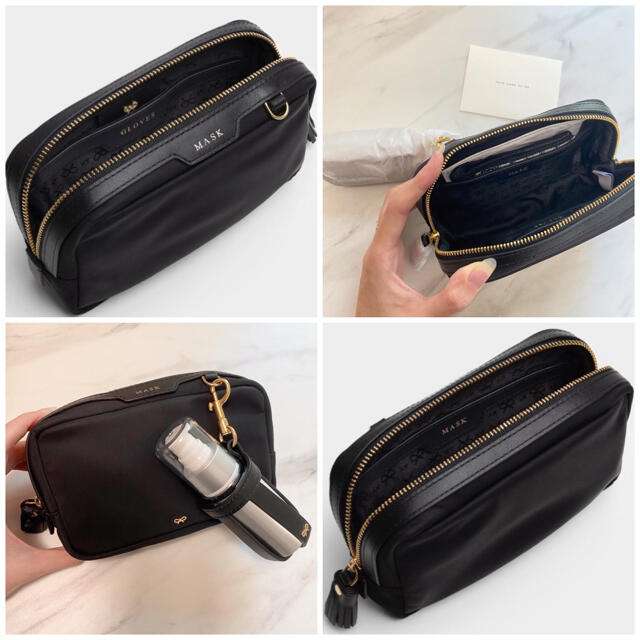 専用ページ【新品】Anya Hindmarch PPE Kit セット ポーチBlackサイズ