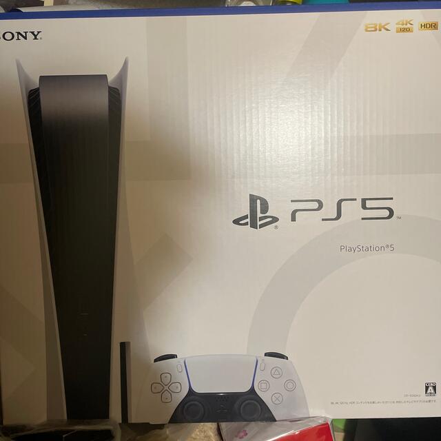 PlayStation(プレイステーション)のSONY PlayStation5 CFI-1000A01 エンタメ/ホビーのゲームソフト/ゲーム機本体(家庭用ゲーム機本体)の商品写真