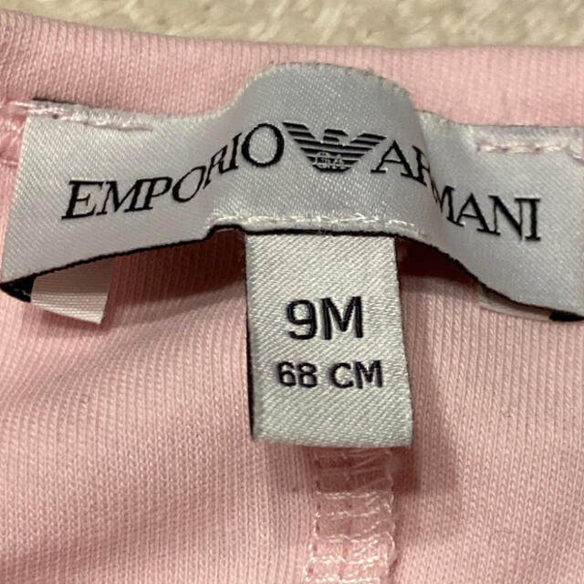 Emporio Armani(エンポリオアルマーニ)のアルマーニ　長袖ロンパースセット キッズ/ベビー/マタニティのベビー服(~85cm)(ロンパース)の商品写真