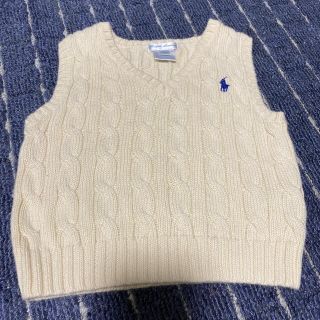 ラルフローレン(Ralph Lauren)の緊急値下げ！ラルフローレン　ベスト　75cm 〜9ヶ月サイズ(ニット/セーター)