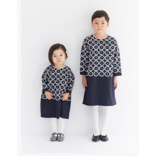 キッズ服女の子用(90cm~)ミナペルホネンキッズ130 memoria ワンピース