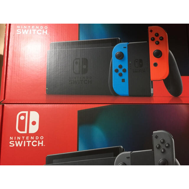Nintendo Switch - Nintendo Switch グレー ネオン 二台セット