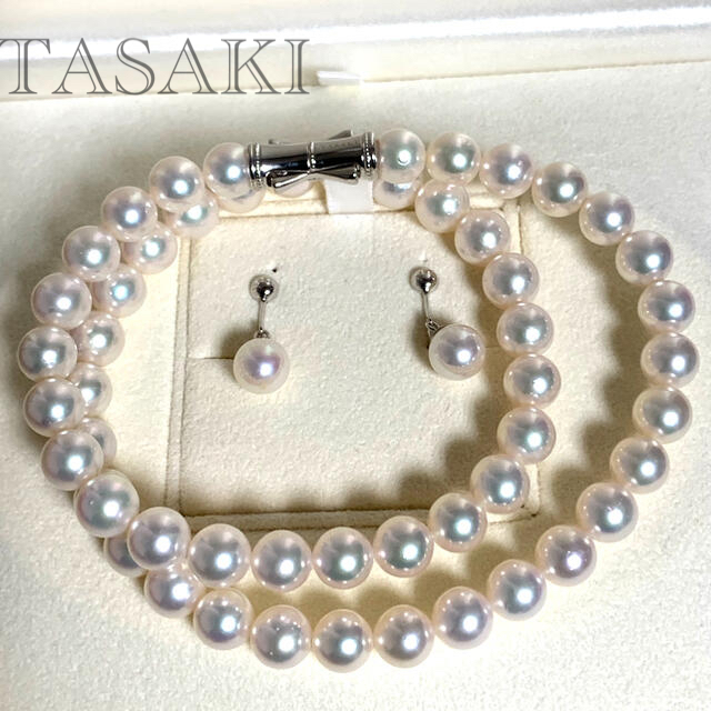 TASAKI(タサキ)の【きんぎょばち様ご専用】TASAKIネックレス 7.5-8mm レディースのアクセサリー(ネックレス)の商品写真