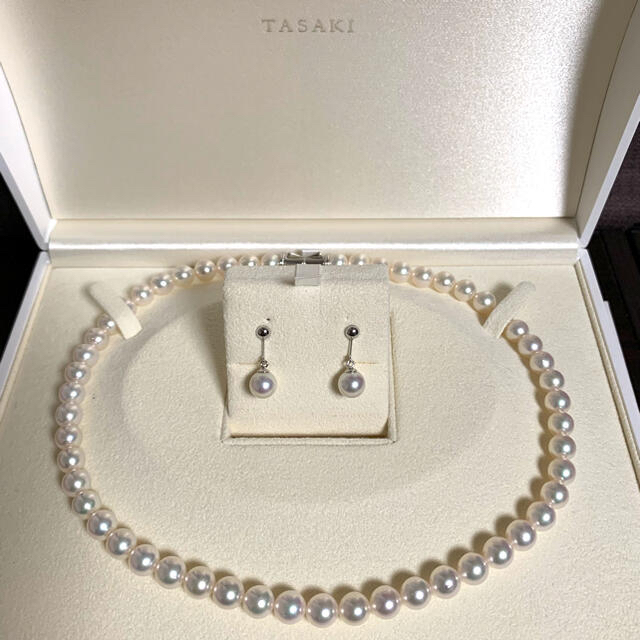 TASAKI(タサキ)の【きんぎょばち様ご専用】TASAKIネックレス 7.5-8mm レディースのアクセサリー(ネックレス)の商品写真