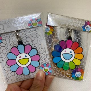 村上隆　お花ラバーキーホルダー　(キーホルダー)