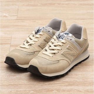 ニューバランス(New Balance)のsato様 新品❁ニューバランススニーカーML574ベージュ24.5(スニーカー)