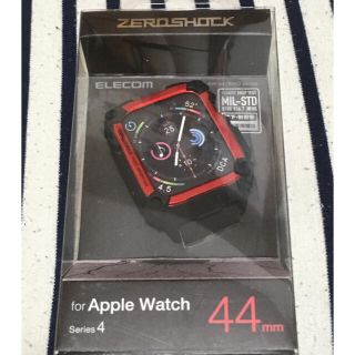 エレコム(ELECOM)のAppleWatchZEROSHOCKケース　AW-44ZERORD(iPhoneケース)