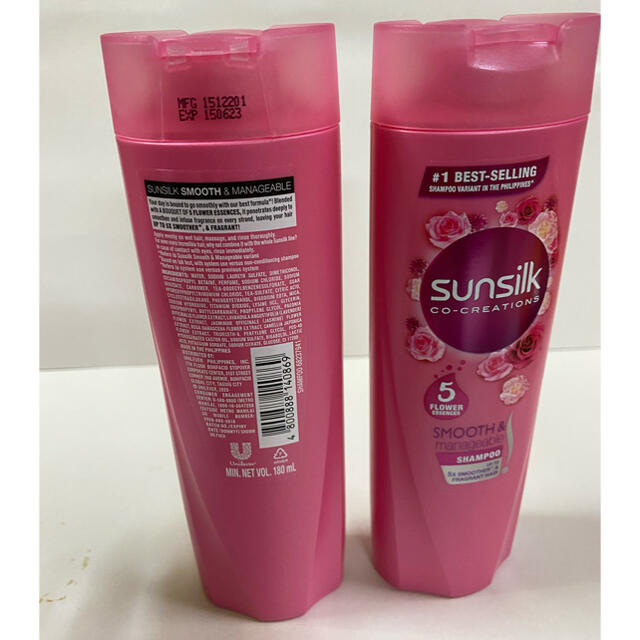 Unilever(ユニリーバ)のsunsilk 180ml サンシルク シャンプー コスメ/美容のヘアケア/スタイリング(シャンプー)の商品写真