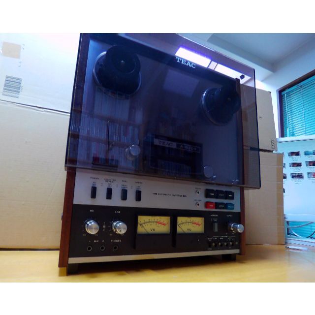 プラスチックカバーTZ-460：TEAC オープンリールテープデッキ用 スマホ/家電/カメラのオーディオ機器(その他)の商品写真