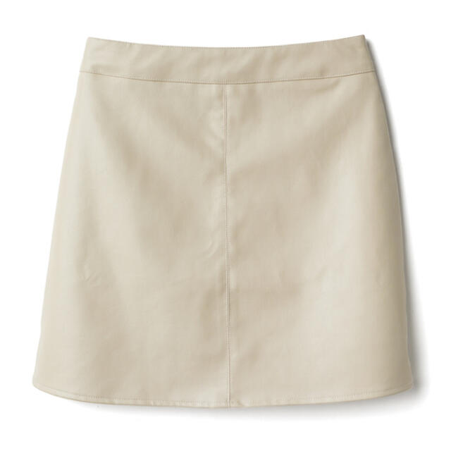 GRL(グレイル)のレザーミニスカート　白 レディースのスカート(ミニスカート)の商品写真