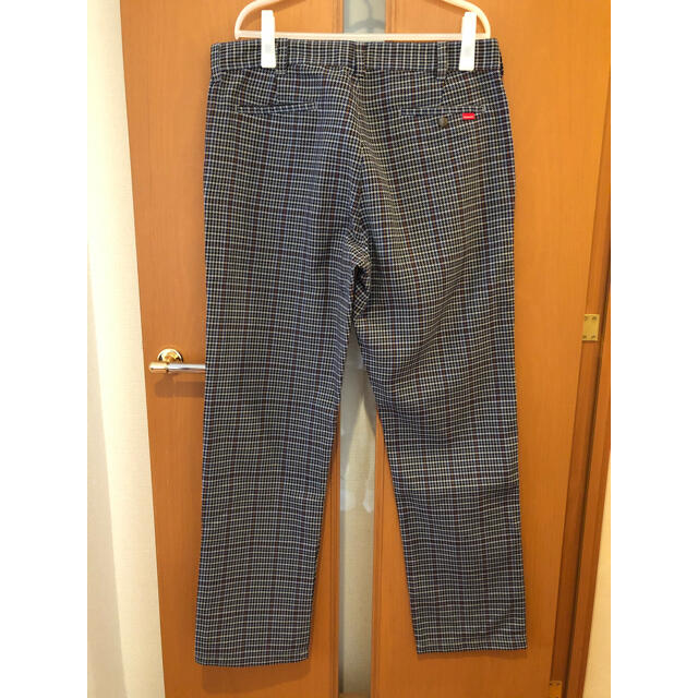 supreme work pant チェック柄 34