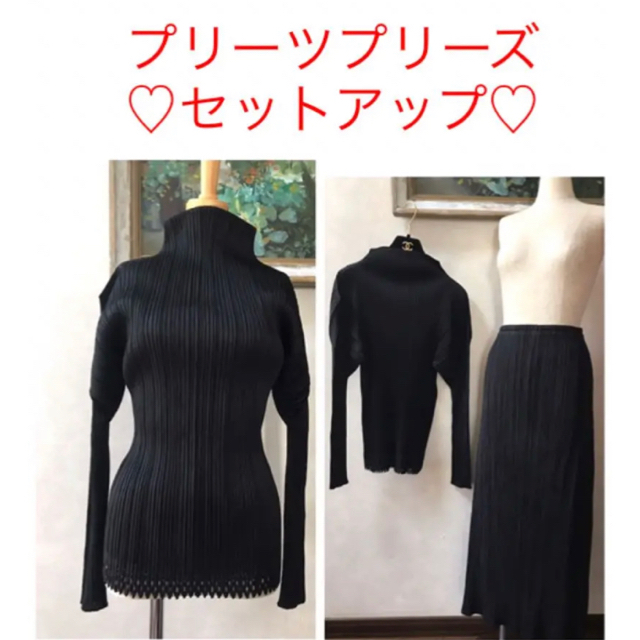 美品♡プリーツプリーズ　PLEATSPLEASE セットアップ