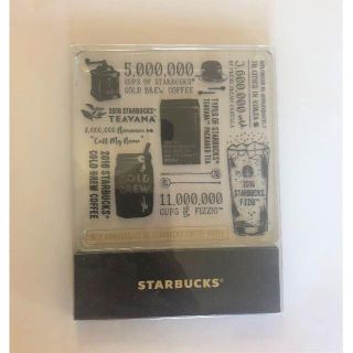 スターバックスコーヒー(Starbucks Coffee)のスターバックス ★　クリスタル ブラック 　コースター 　韓国限定　 新品(テーブル用品)