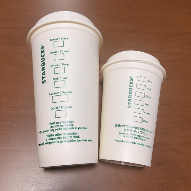 Starbucks Coffee(スターバックスコーヒー)の海外限定 スタバ Starbucks リユーザブルカップ セット インテリア/住まい/日用品のキッチン/食器(タンブラー)の商品写真