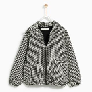 ザラキッズ(ZARA KIDS)のZARA チェック柄ジャケット(ジャケット/上着)