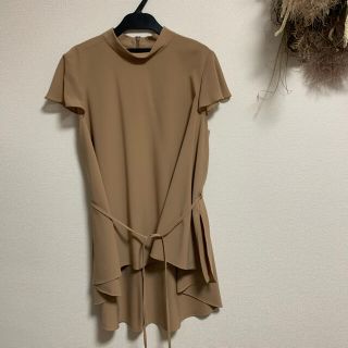 アッシュペーフランス(H.P.FRANCE)の【新品】SRIC アシンメトリートップス(Tシャツ(半袖/袖なし))