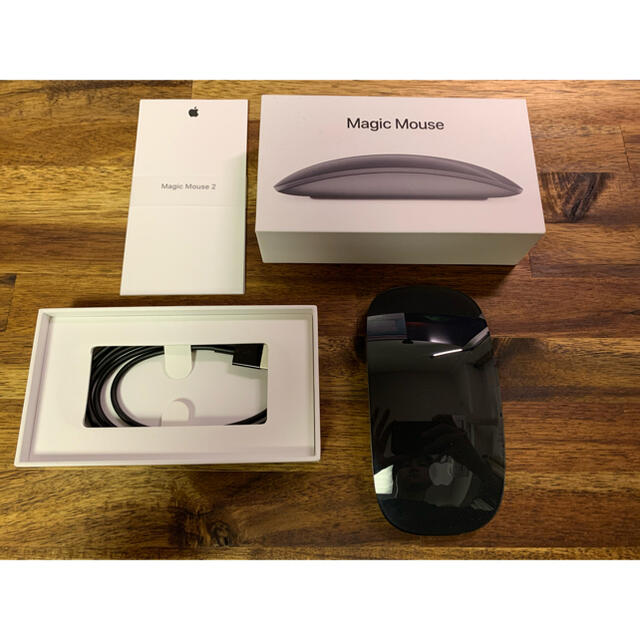 Apple マジックマウス2 スペースグレイ　Magic mouse2PC/タブレット