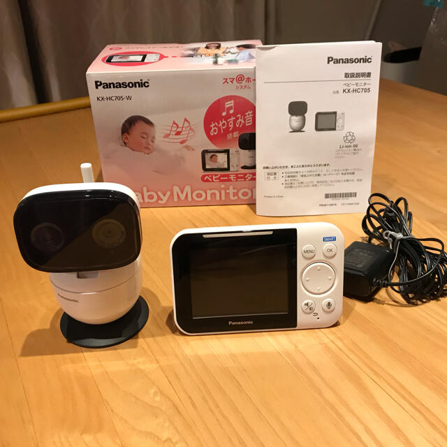 Panasonic(パナソニック)のPanasonic ベビーモニター　KX-HC705-W キッズ/ベビー/マタニティのキッズ/ベビー/マタニティ その他(その他)の商品写真