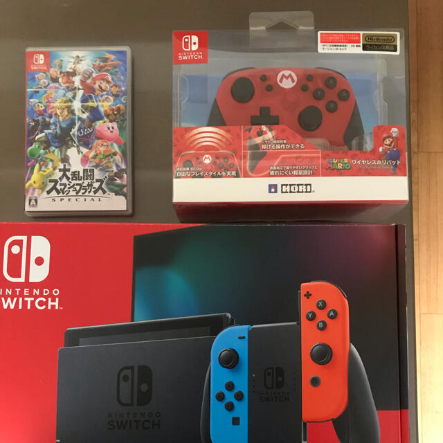任天堂スイッチ スマブラ ホリパット(ワイヤレスコントローラー