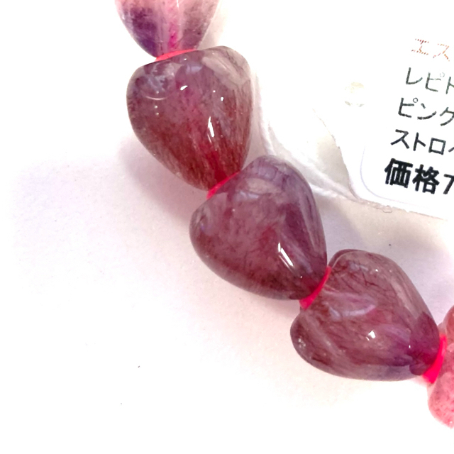 【最上級SA】『ピンク紫スーパーセブン』レピドクロサイトクォーツイチゴカット 4