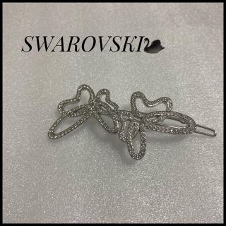 スワロフスキー(SWAROVSKI)のSWAROVSKI スワロフスキー ストーンハートバレッタ(バレッタ/ヘアクリップ)